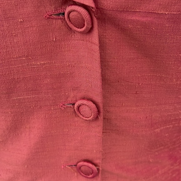 PAULE VASSEUR PARIS | 2 pc. Jacket Blazer Skirt Suit Set | 100% Silk - Picture 5 of 12